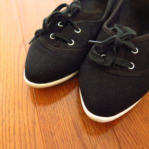 Aldo Black and White Sneakers Pointed Toe